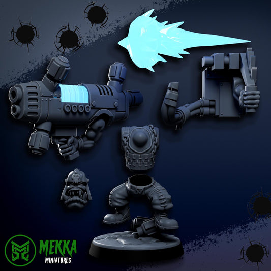 Ork Plasma Shoota Resin Upgrade Parts alternate view 2