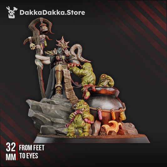 Phoebe the Unholy Well Resin Miniature Figure product image