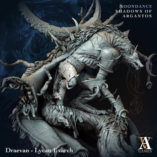 Draevan, Lycan Exarch Resin Miniature Figure product image