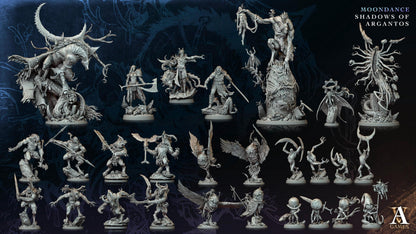 3D Printed Nyxarion the Twilight Exile by Archvillain Games