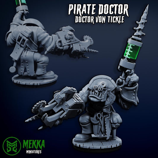 Ork Docta Von Tickle Resin Miniature Figure product image