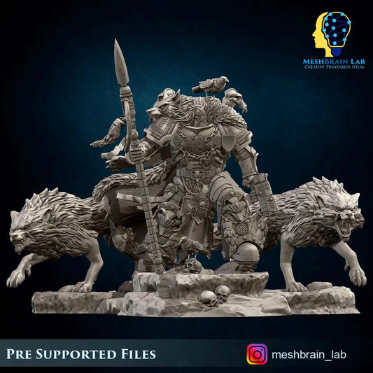 Sons of the Aesir Chapter Lord Resin Boss Miniature product image