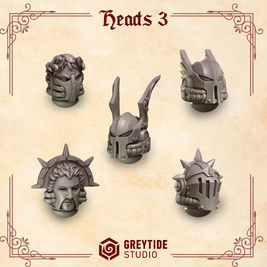 Crimson Lords Heads #3 x10 Resin Upgrade Parts product image