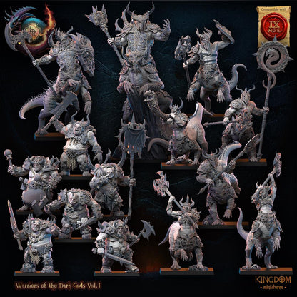 3D Printed Feldrak Regiment 3x by Lost Kingdom Miniatures