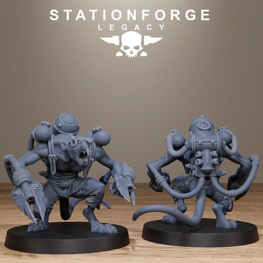 Rotfang Infantry Resin Miniature Figure alternate view 2