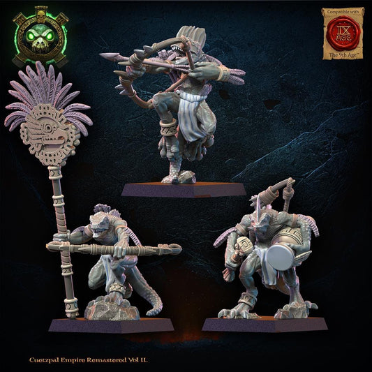 Dragon Kin Command Group Resin Boss Miniature alternate view 2