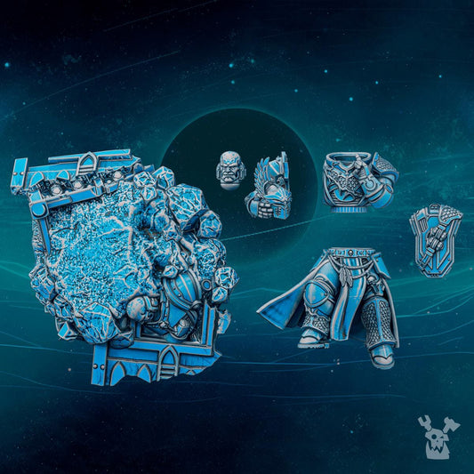 Scylla Chameleon Resin Miniature Figure alternate view 2