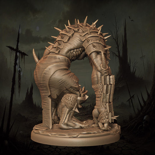 Bonecrusher Troll Resin Boss Miniature alternate view 2
