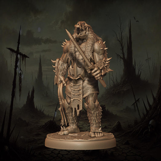 Orc Houndmasters Resin Miniatures Set alternate view 2