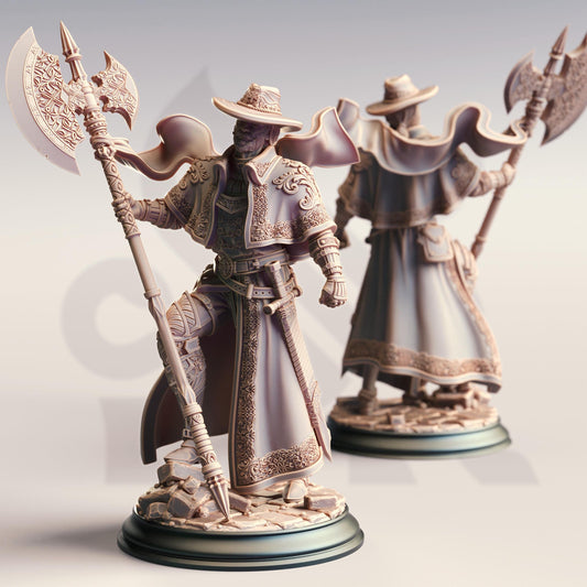 Inquisition Mage Slayer Resin Miniature Figure alternate view 2