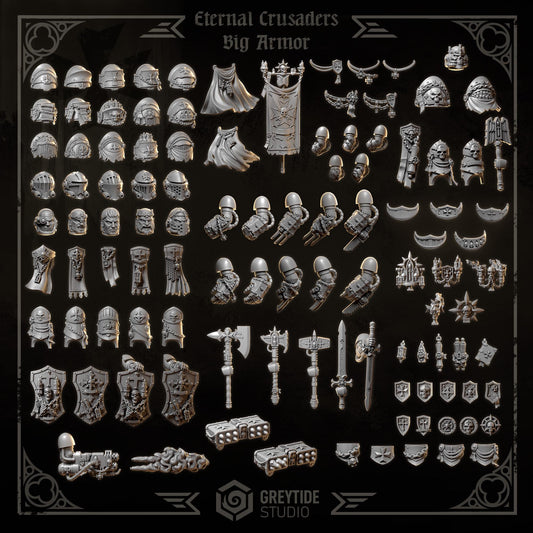 Eternal Crusader Shoulderpads x10 #1 Resin Upgrade Parts alternate view 2