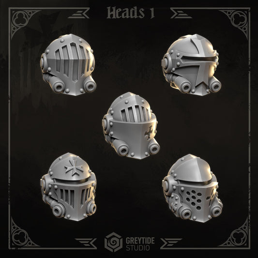 Eternal Crusader Heads Upgrade Kit Resin Upgrade Parts product image