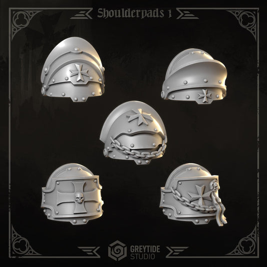 Eternal Crusader Shoulderpads x10 #1 Resin Upgrade Parts product image