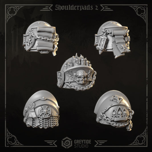 Eternal Crusader Shoulderpads x10 #2 Resin Upgrade Parts product image