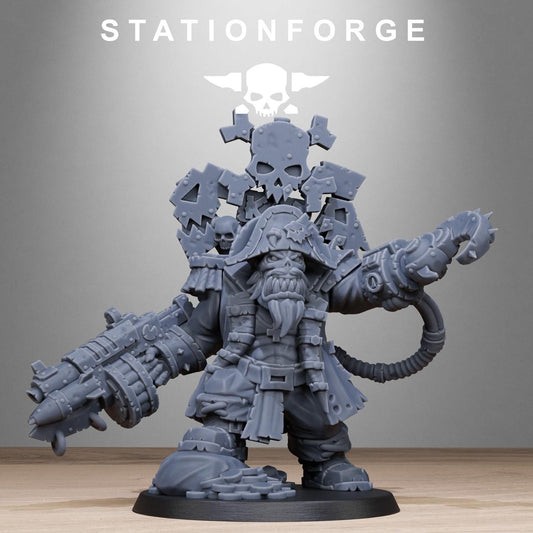 Orkaz Pirate Boss Resin Boss Miniature alternate view 2