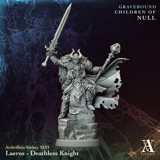 Laeros - Deathless Knight Resin Miniature Figure product image