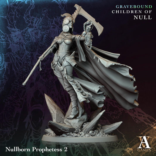 Nullborn Prophetess Resin Miniatures Set alternate view 2