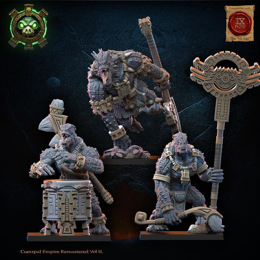 Dragon Elder Command Group Resin Boss Miniature product image