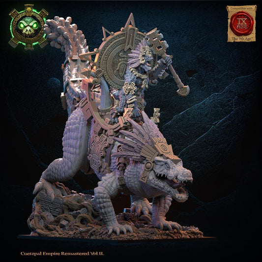 Tocih, Cuetzpalli Heroine Resin Boss Miniature alternate view 2