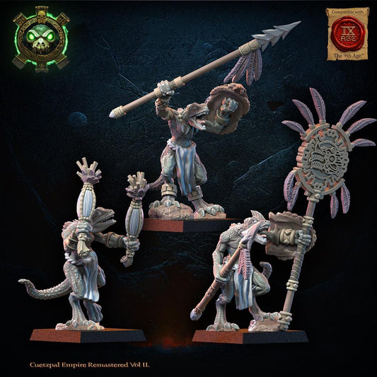 Dragon Kin Spear Command Group Resin Upgrade Parts alternate view 2