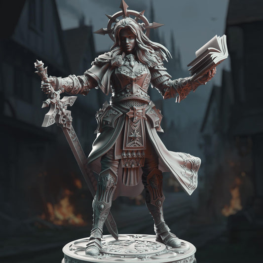 Paladin of Vengeance Resin Miniature Figure product image