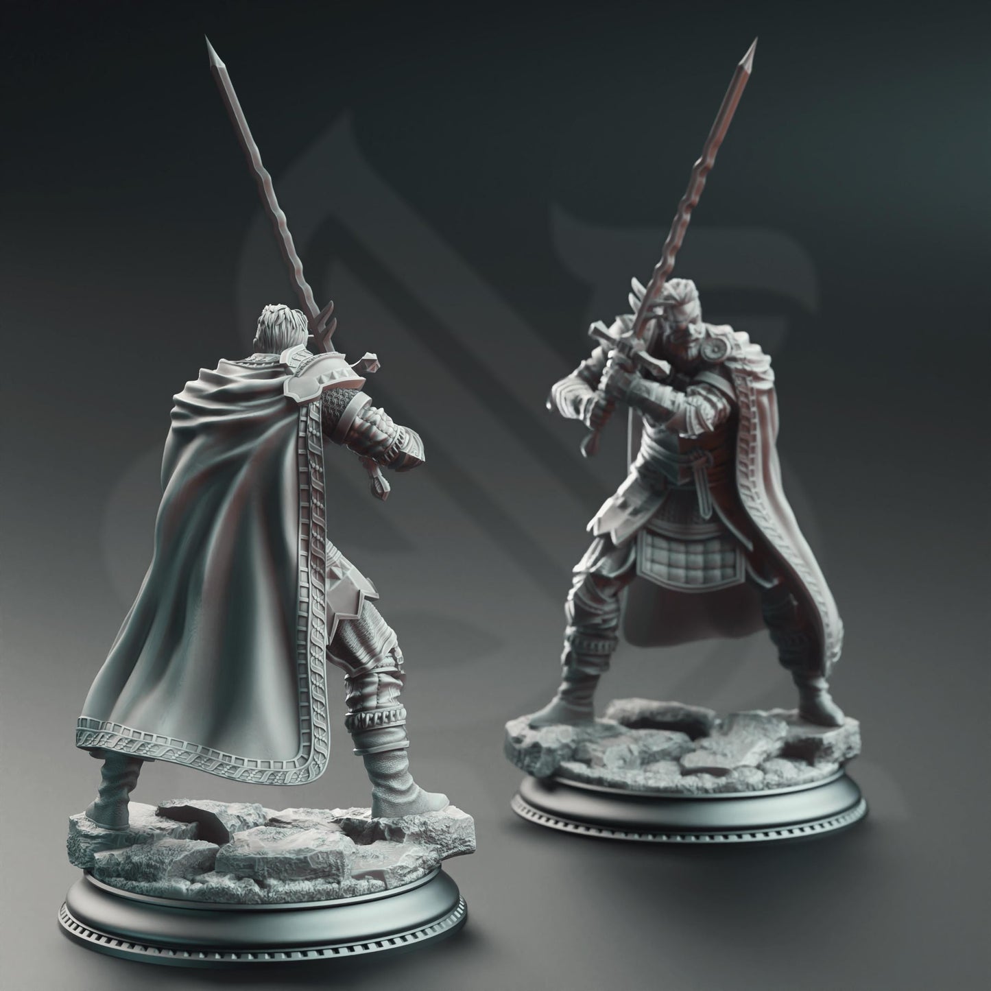 3D Printed Grizzled Veteran Commander by DM Stash