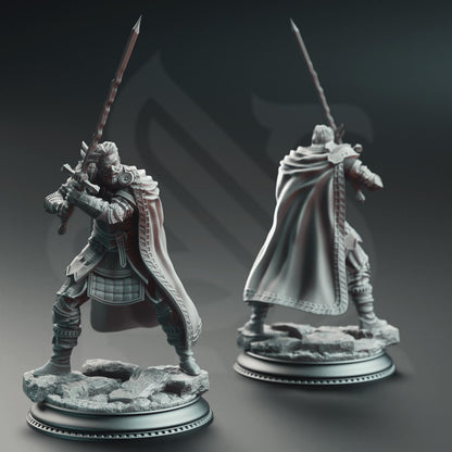3D Printed Grizzled Veteran Commander by DM Stash