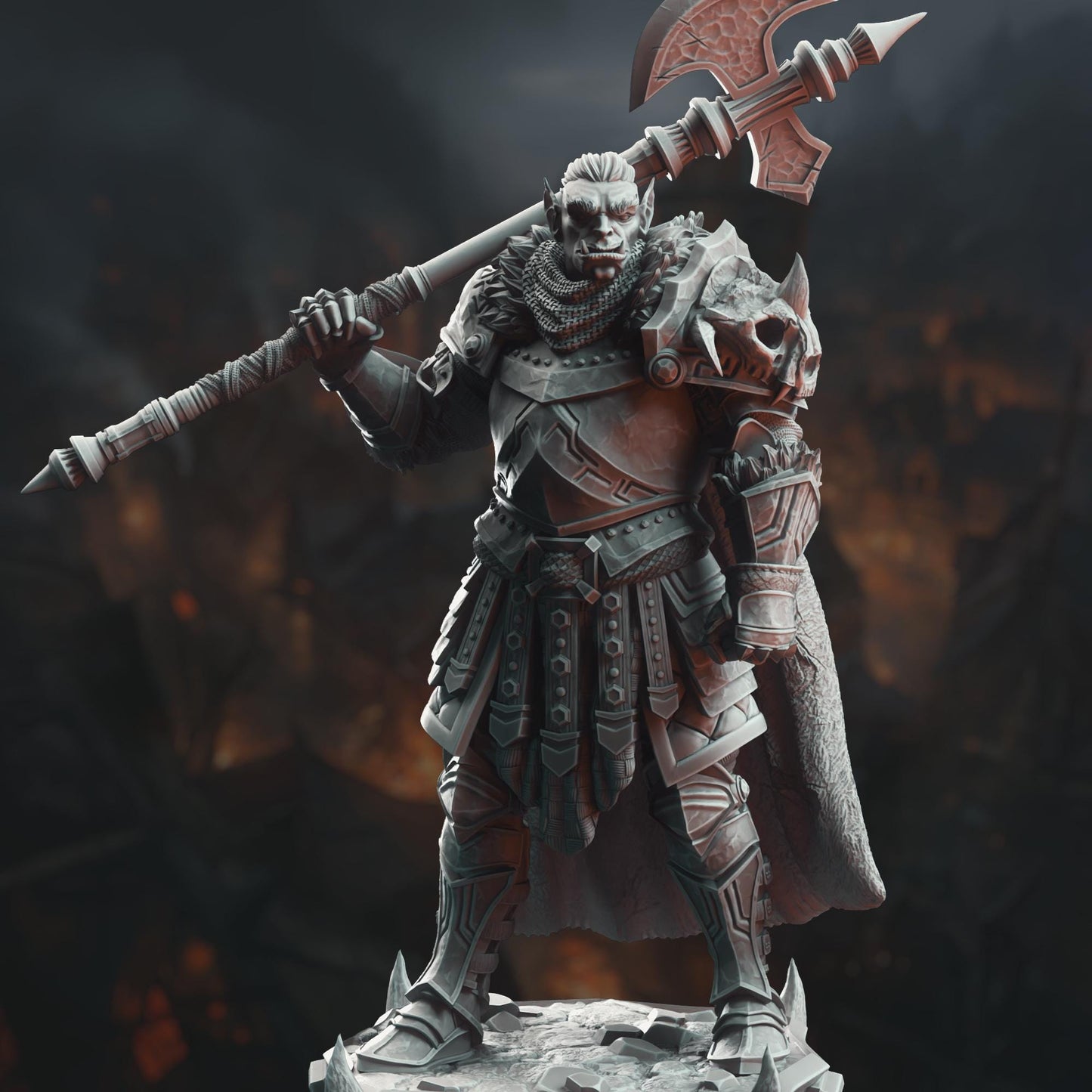 3D Printed Orc Grimdark Knight by DM Stash