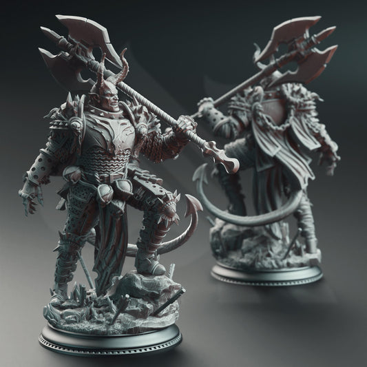Knight of the Hells Resin Miniature Figure alternate view 2
