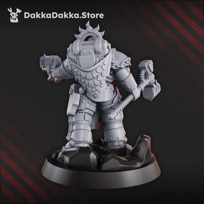 3D Printed Lieutenant Argus Sauros by DakkaDakka Miniatures