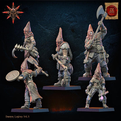 3D Printed Chaos Cultists x10 by Lost Kingdom Miniatures
