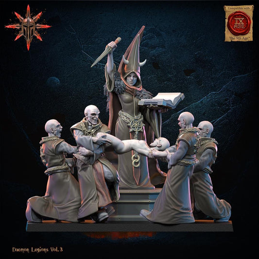 Chaos Cultist Sacrifice Resin Boss Miniature product image