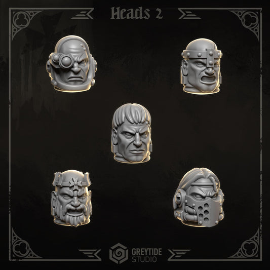 Eternal Crusader Heads #2 Upgrade Kit Resin Upgrade Parts product image