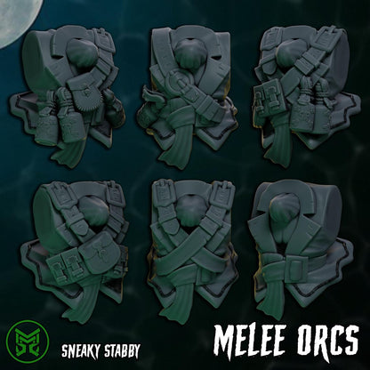 3d Printed Sneaky Orcs by Mekka Miniatures
