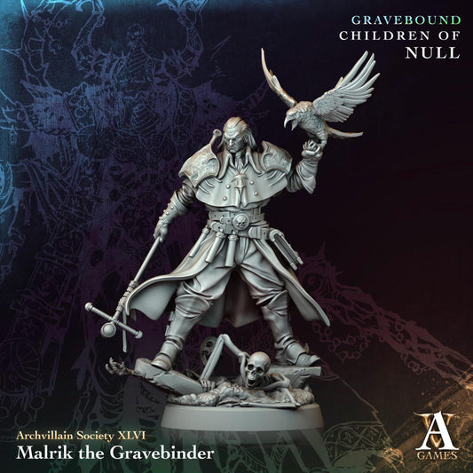 Malrik the Gravebinder Resin Miniature Figure product image