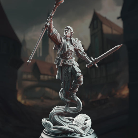 Noble Court Wizard Resin Miniature Figure product image