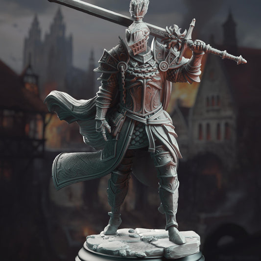Knight of the Dusk Resin Miniature Figure product image