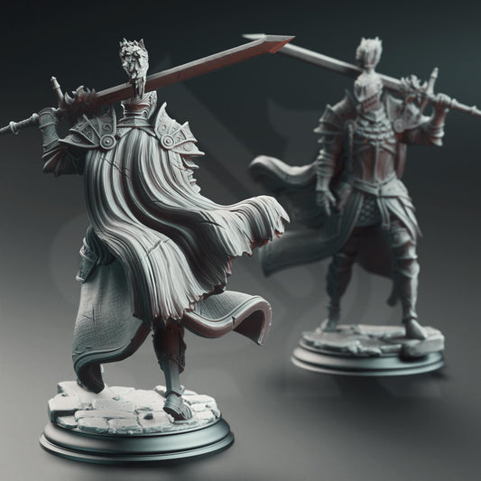 Knight of the Dusk Resin Miniature Figure alternate view 2