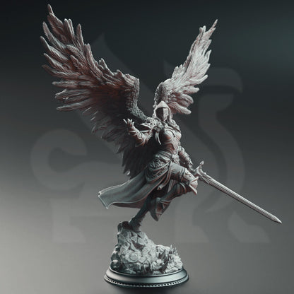 3D Printed Ascended Commander Knight - Lydia the Merciless by DM Stash