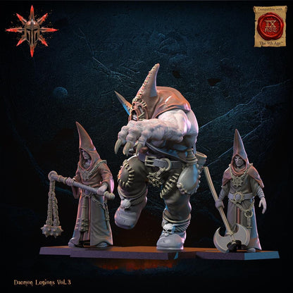 3D Printed Blessed and Archcultists by Lost Kingdom Miniatures