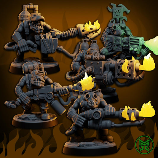 Ork Flamerz Resin Upgrade Parts product image