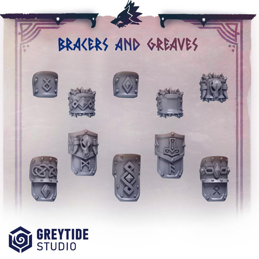 Primal Hounds Bracers and Greaves Resin Miniature Figure product image