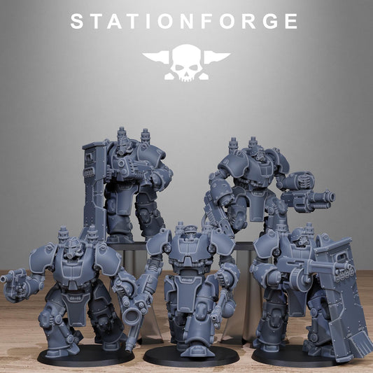 GrimGuard Power Armor x5 Resin Upgrade Parts product image