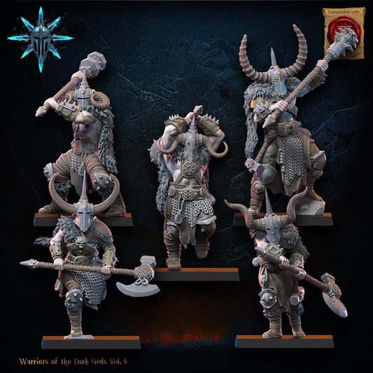 Heavy Weapon Chaos Barbarian Regiment x10 Resin Upgrade Parts alternate view 2