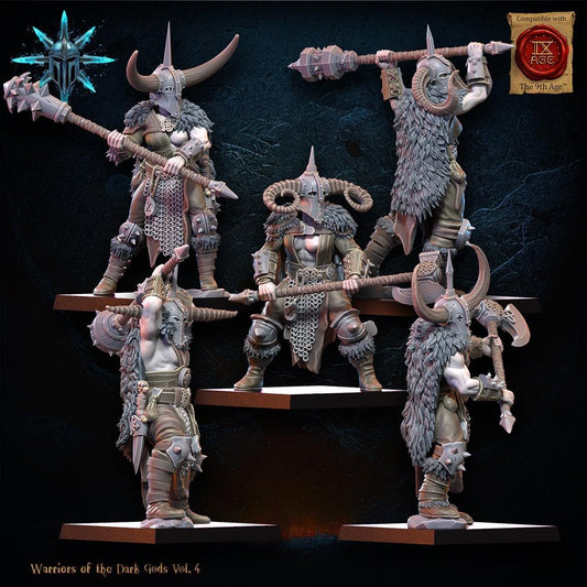 Heavy Weapon Chaos Barbarian Regiment x10 Resin Upgrade Parts product image