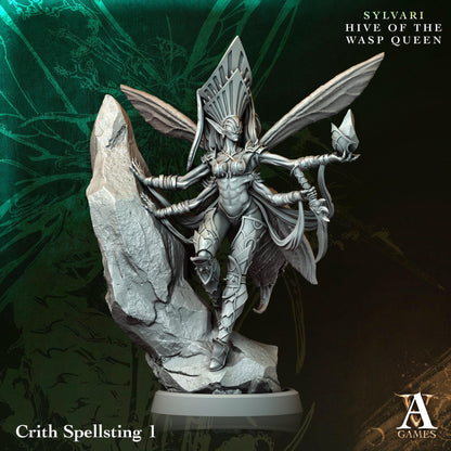 3D Printed Crith Spellsting by Archvillain Games