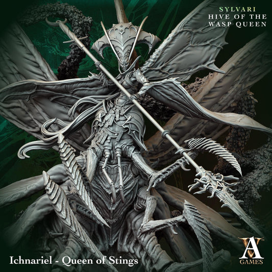 Ichnariel - Queen of Stings Resin Boss Miniature alternate view 2
