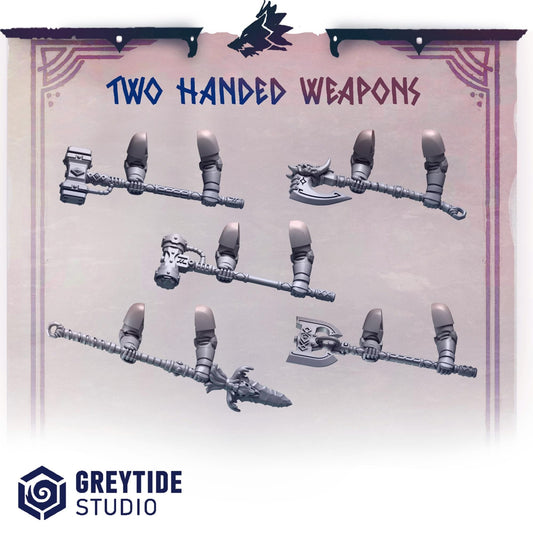 Primal Hounds Two-Handed Weapons Set Resin Upgrade Parts product image