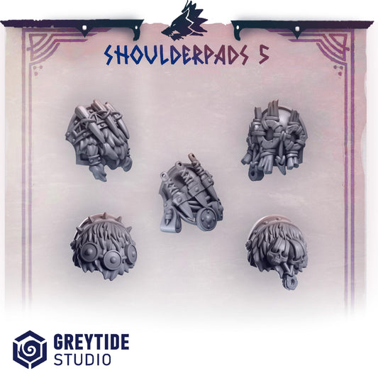 Primal Hounds Shoulderpads #5 x10 Resin Upgrade Parts product image