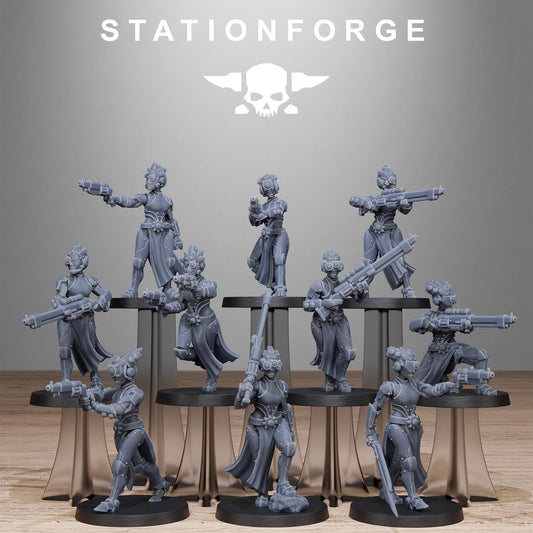 Scavenger Sisters x10 Resin Miniatures Set product image